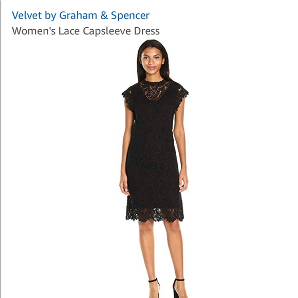 velvet by graham and spencer black dress